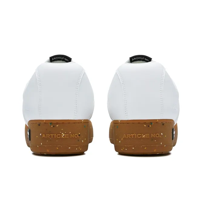 ARTICLE NO. 051X Low Top Skateboard Shoes Unisex Caramel With White Accents-3