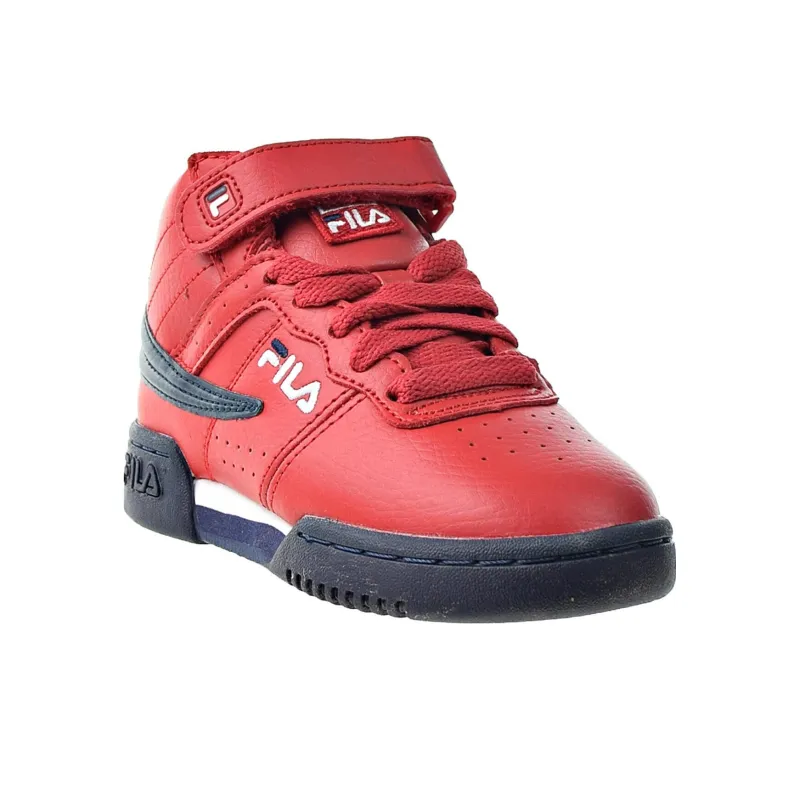 FILA F-13V Leather Synthetic 'Red Navy'-2