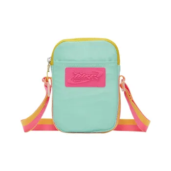 Nike Fabric Shoulder Bag, Crossbody Bag Regular Unisex Emerald Green & Transparent Pink