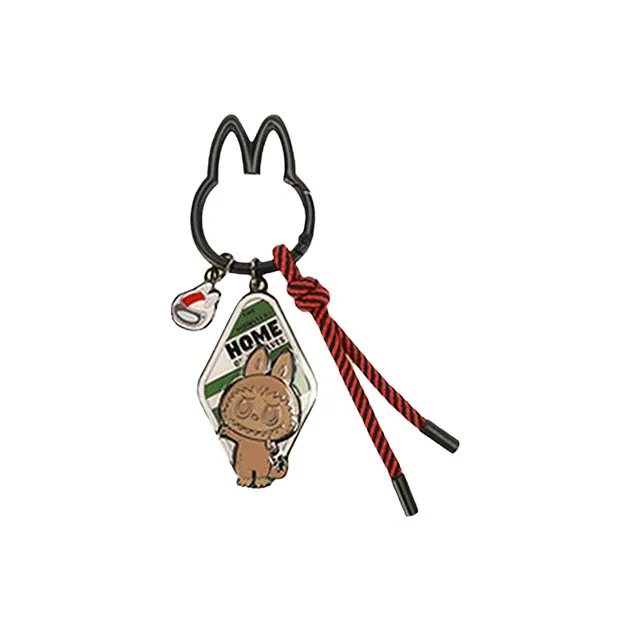 POP MART LABUBU Elf Home Collection Keychain Pendant Blind Box Products Single Blind Box/whole Box 9 Pcs-2