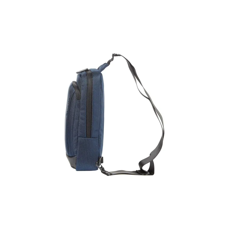 SAMSONITE Polyester Fanny Pack One Shoulder Crossbody Bag Sling Bag Men's Marine Blue-2