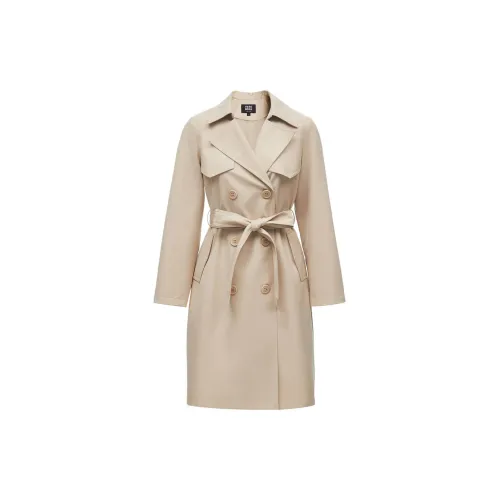 VERO MODA Trench Coats Women's Jiangnan Brown