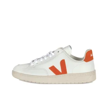 VEJA V 12 Leather White Pumpkin