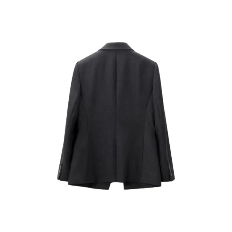 OVV Business Suits Women's Dark Gray Solid Color A7-1
