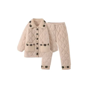 Chun Xi Home Suit Women's Ecru Print