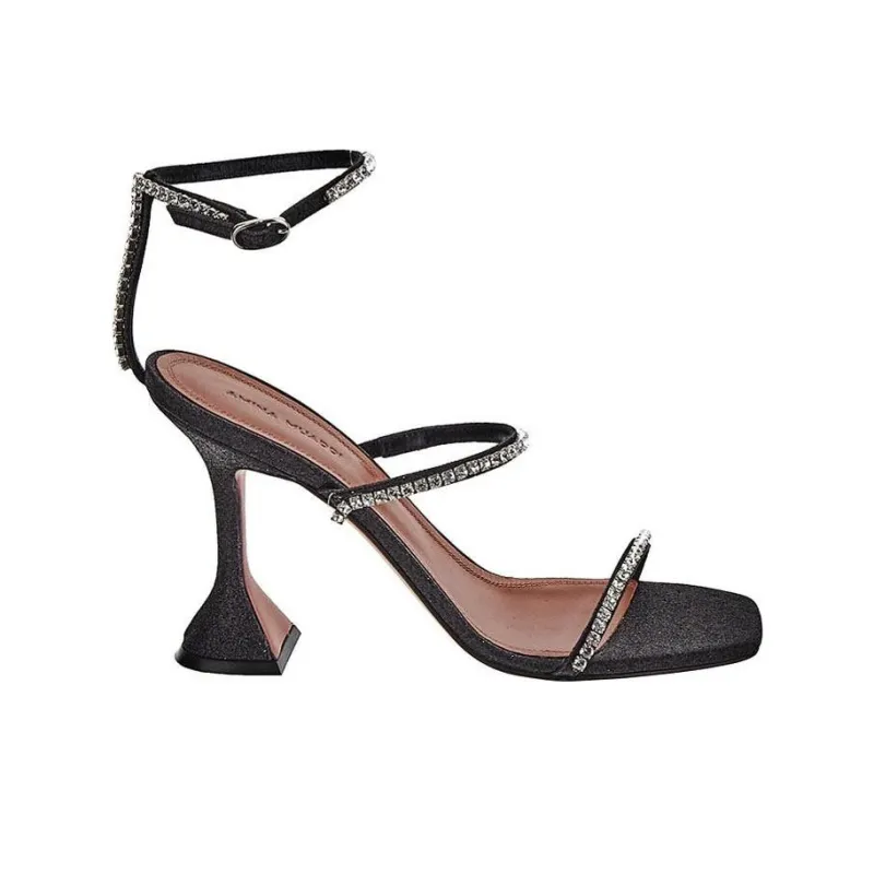 AMINA MUADDI Gilda 95mm Suede Sandals-1