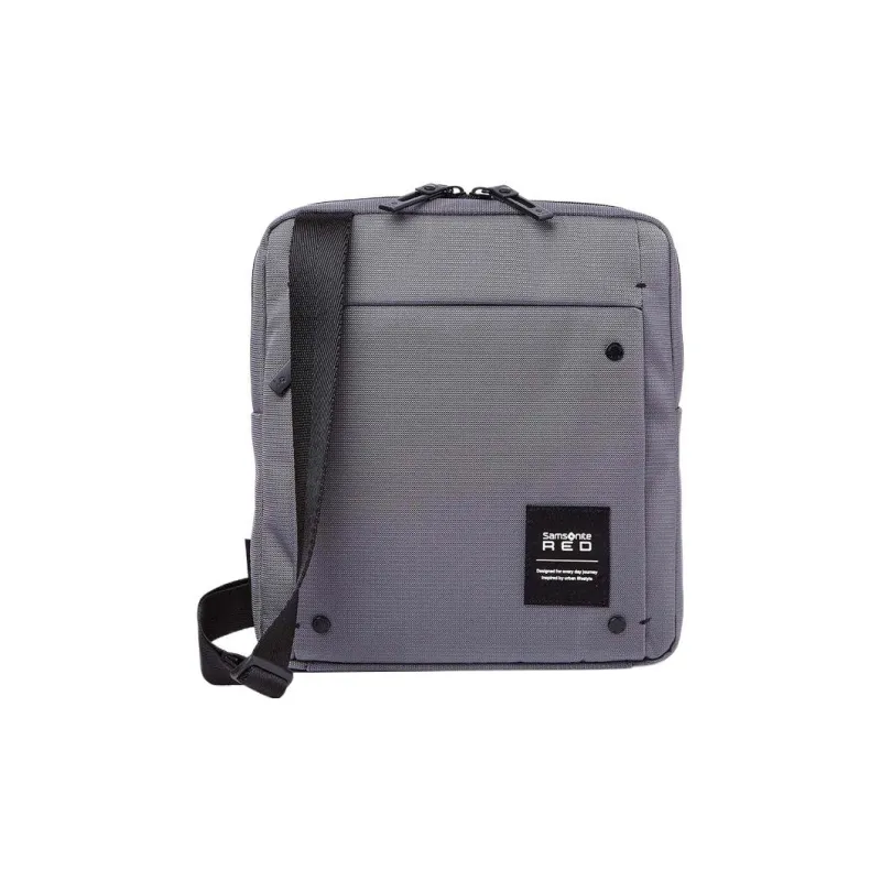 SAMSONITE Nylon Messenger Bag Shoulder Bag Crossbody Bag Men's Gray-0
