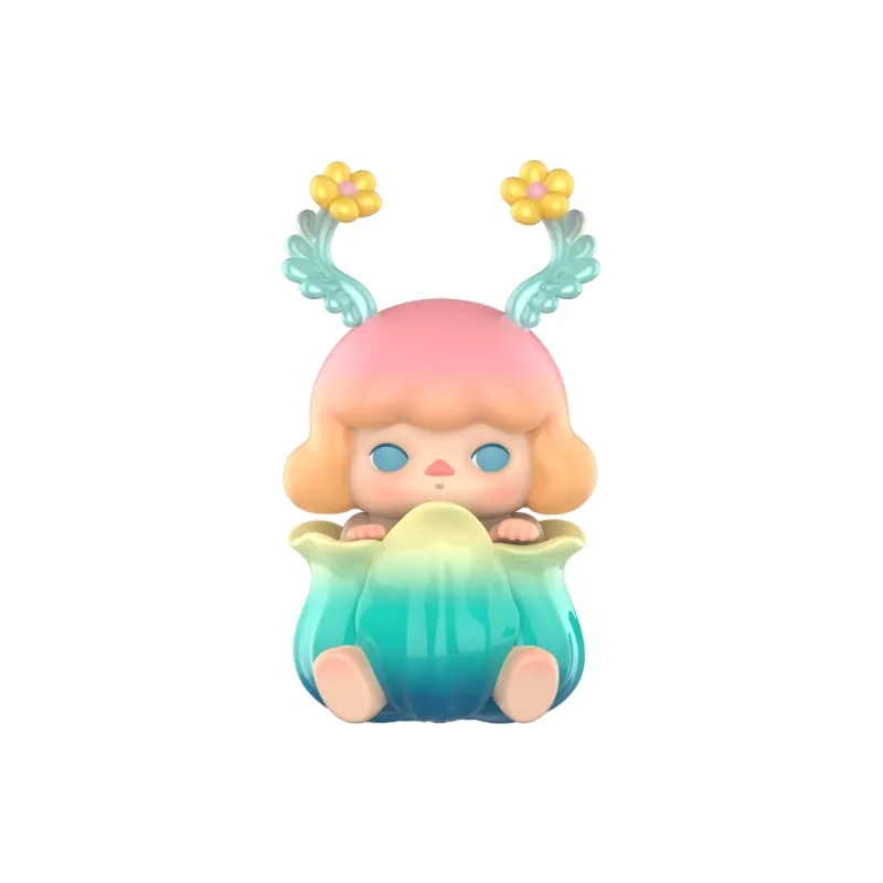 POP MART Pucky Elf Floral Hang Tag Box 8cm-0