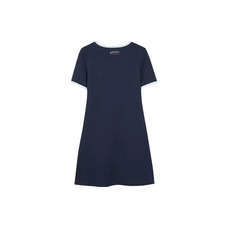 Skechers Bob's Short-Sleeved Dresses Women's Navy Blue/002Z-1