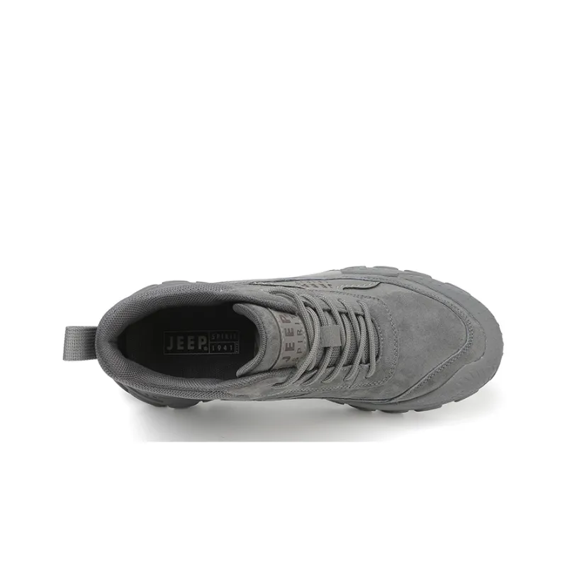 JEEP SPIRIT Waterproof, Abrasion Resistant, Slip Resistant Ankle Length Outdoor Boots Men's Gray-3