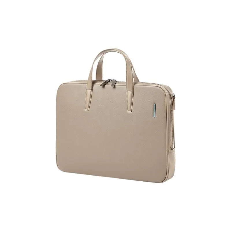 SAMSONITE Polyurethane Briefcases Handbags Regular Unisex Light Brown-0