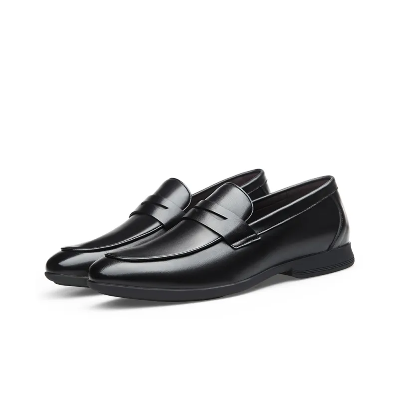 Romon Loafers Men Low Top Black-3