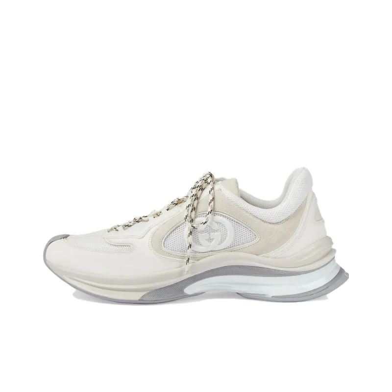 GUCCI Run Sneaker 'White Suede'-0