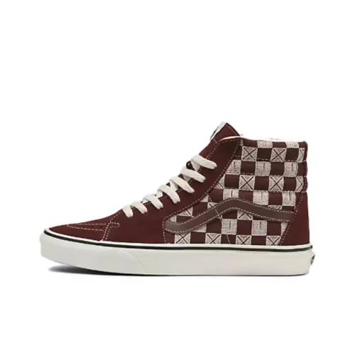 Sk8 Vans Hi 'Stitch Checkerboard'