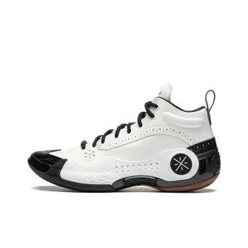 LiNing WOW 10 Gentleman Mid Top Basketball Shoes Men's Black White