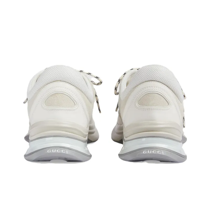 GUCCI Run Sneaker 'White Suede'-4