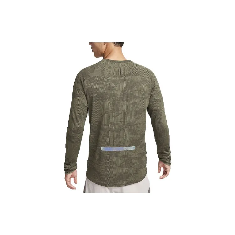 Nike T Shirts Men Medium Olive-3