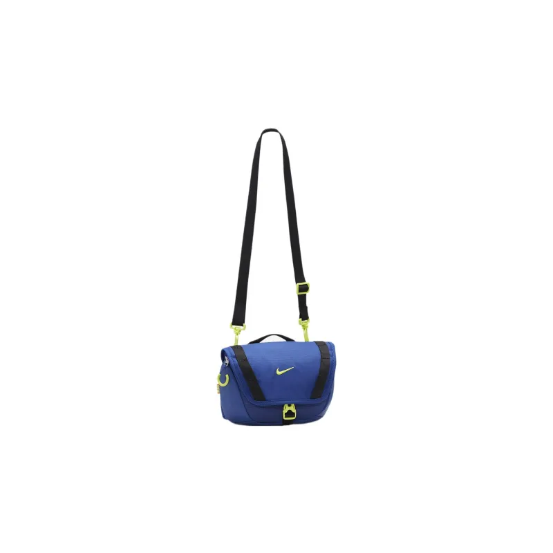 Nike Polyester Nylon Blend Crossbody Fanny Pack Regular Unisex Dark Royal Blue & Atomic Green-3