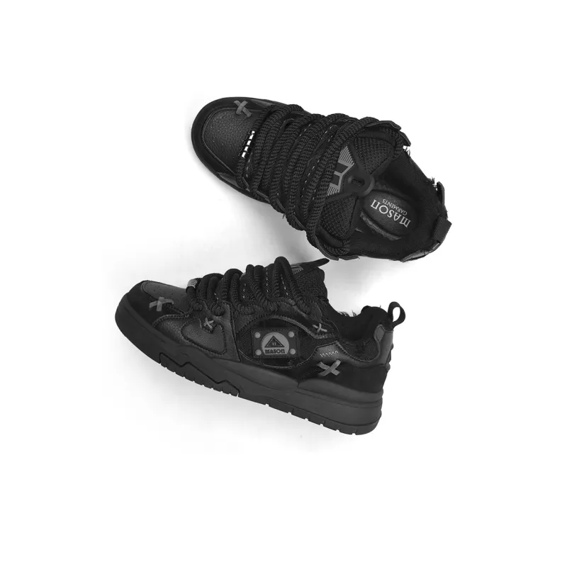 Masongarments Wear-resistant And Lightweight Low-Top Skateboard Shoes Unisex Moon Ink Includes Mystery Boxes-4