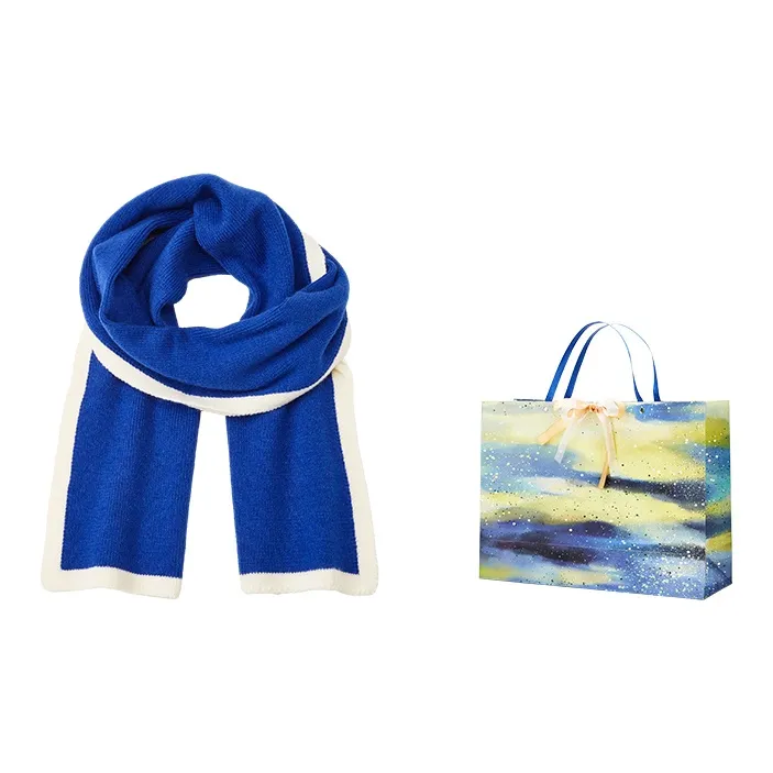 MUYKUY Knit Scarves Unisex-2