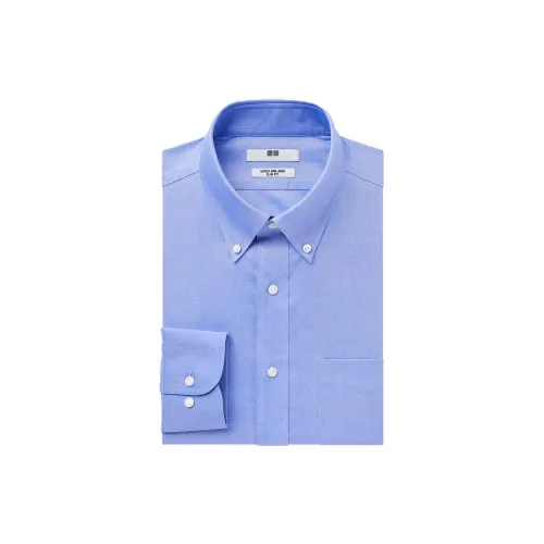 UNIQLO Shirts Men Lake Blue -64