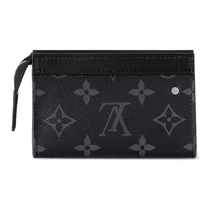 LOUIS VUITTON Key Pouch Voyage Monogram Eclipse-2