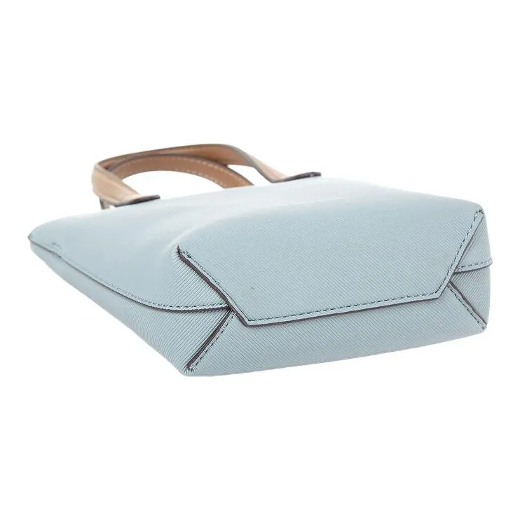 SAMSONITE Polyurethane Bucket Bag Handbag Shoulder Bag Crossbody Bag Mini Women's Lake Blue Color-5