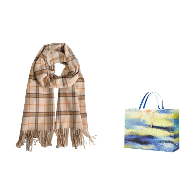 MUYKUY Knit Scarves Unisex-9