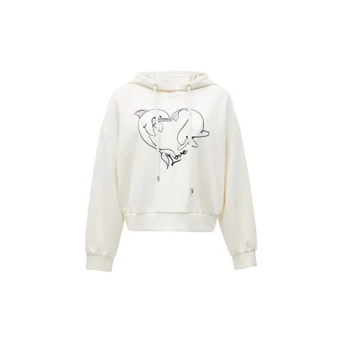 ONLY Sweatshirts Women's S00 White NEW CREME