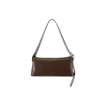 OSOI FOLDER BROT Genuine Leather Shoulder Bag Women's Chocolate Brown