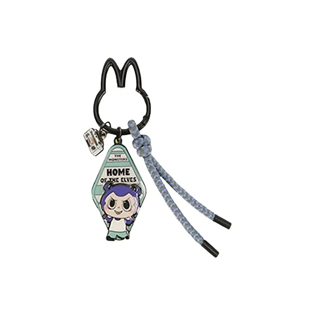 POP MART LABUBU Elf Home Collection Keychain Pendant Blind Box Products Single Blind Box/whole Box 9 Pcs-7