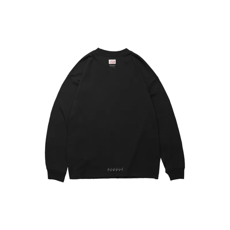 XVESSEL X MARVEL/Marvel Co branded Series Sweatshirts Unisex Black-1