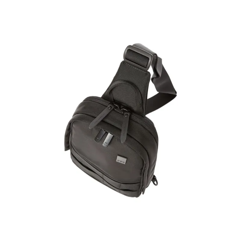 SAMSONITE Nylon Sling Bag Fanny Pack Crossbody Bag Shoulder Bag Men's Black-5