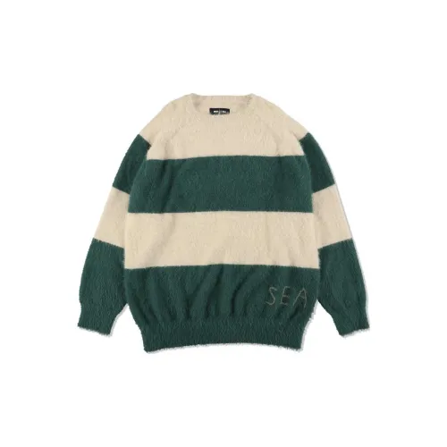 WIND AND SEA Sweaters Men Green