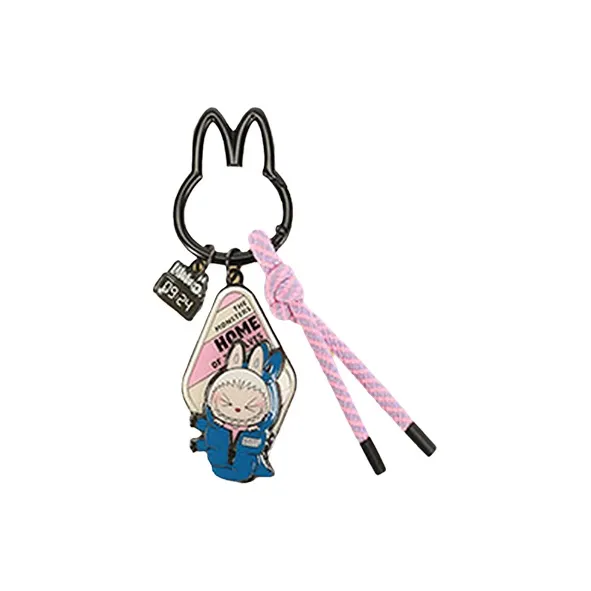POP MART LABUBU Elf Home Collection Keychain Pendant Blind Box Products Single Blind Box/whole Box 9 Pcs-4