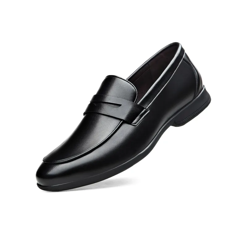 Romon Loafers Men Low Top Black-2