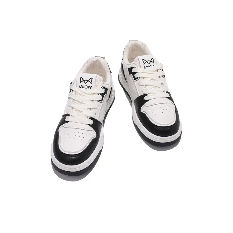 MIIOW Trend Party Series Coverage Wear Resistant Lightweight Low Top Skateboard Shoes Unisex-3