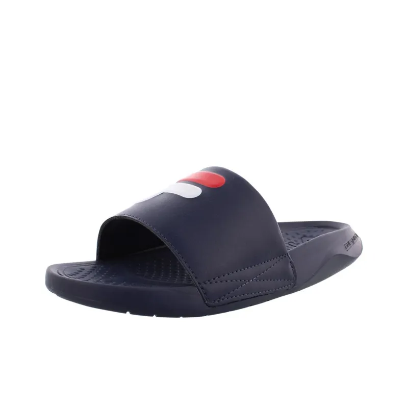 FILA Rubber Sole Slide Slippers Men's Black-2