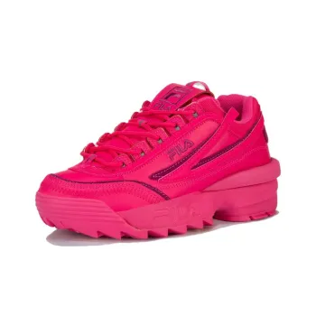 FILA Disruptor 2 Cushioning, Wear Resistant Low Top Tennis Shoes Women's Pink