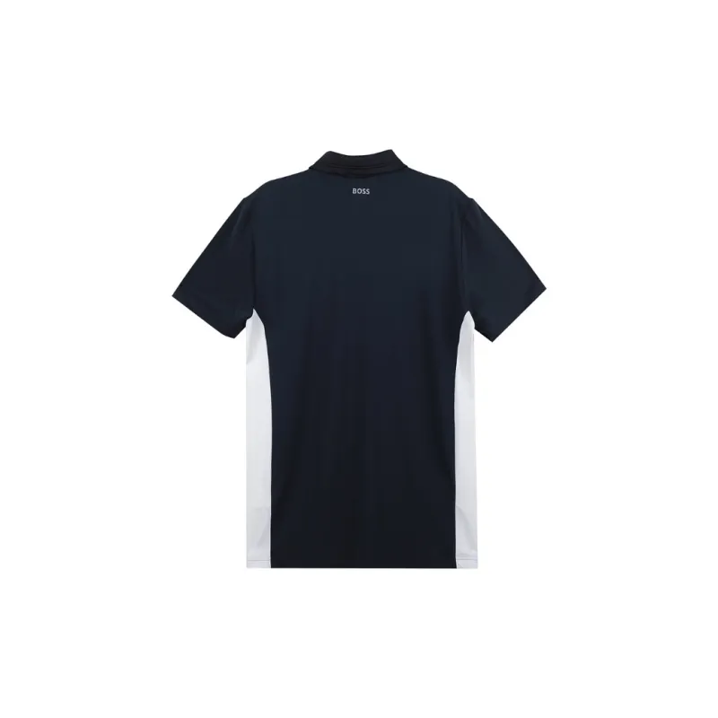 HUGO BOSS Short Sleeved Polo Shirt Men's Navy Blue-1