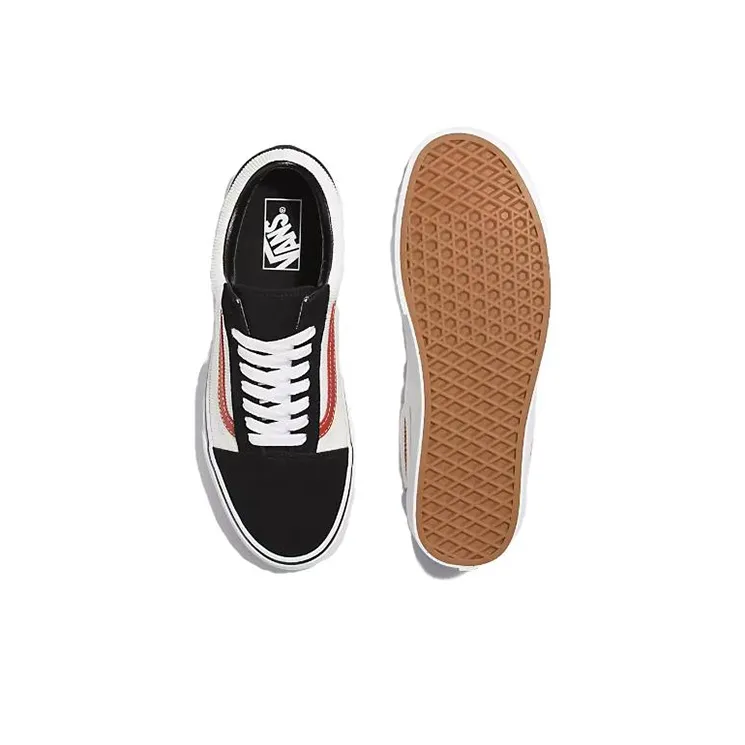 Vans Old Skool Mini Cord 'White Black Red'-4