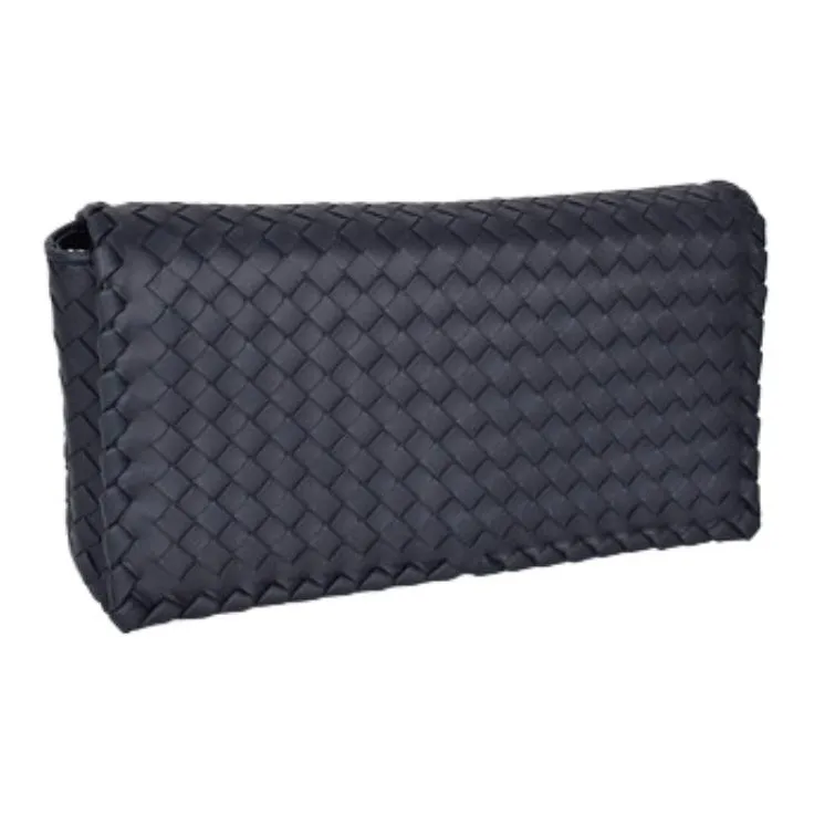 Bottega Veneta Sheepskin Crossbody Bag Shoulder Bag Women's Dark Blue-1