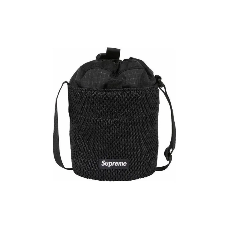 Supreme Nylon Storage Bag, Toiletry Bag, Crossbody Bag Regular Unisex Black-2