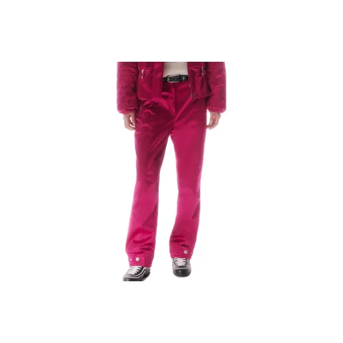 CHANEL Casual Pants Women's Deep Pink