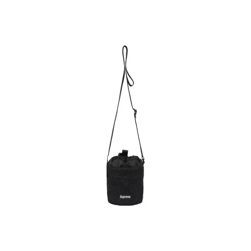 Supreme Nylon Storage Bag, Toiletry Bag, Crossbody Bag Regular Unisex Black-4