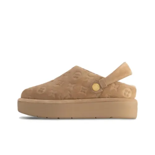 LOUIS VUITTON Casual Single Shoes Women's Light Brown