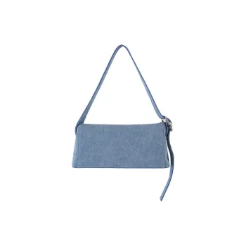 OSOI FOLDER BROT Genuine Leather Handbag Shoulder Bag Women's Denim Blue