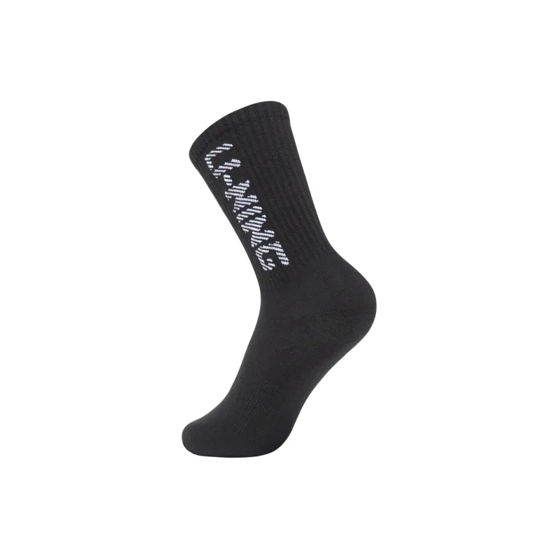 LiNing Mid Calf Socks Unisex 3 Pack Black-2