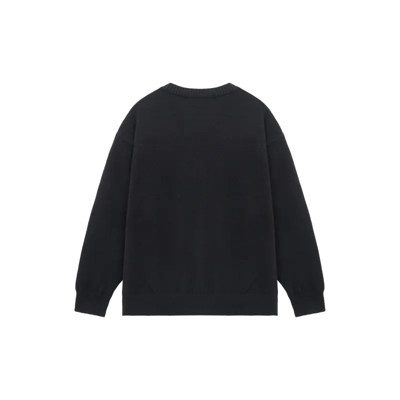 UNVESNO Sweaters Unisex Black-1