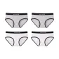 4 Pack (F Set-Gray+Gray+White+White)